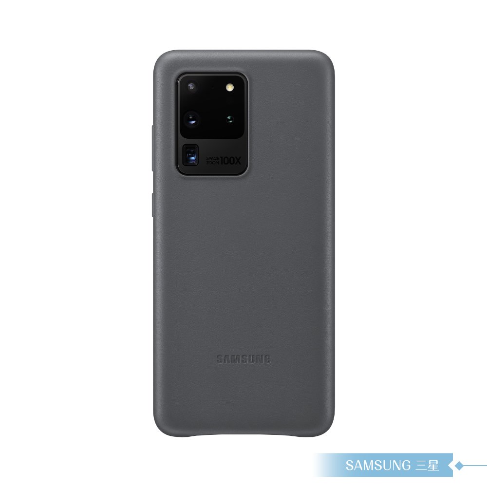 Samsung三星 原廠Galaxy S20 Ultra G988 皮革背蓋(小牛皮)【公司貨】_灰色