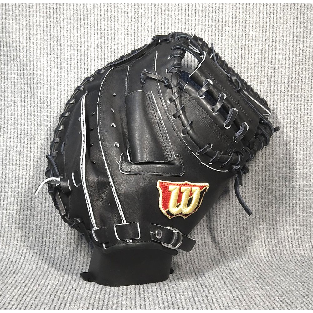 「野球魂」--特價！日本「Wilson」【SELECT 2SZ】等級硬式棒球手套（捕手，WTAHBR2SZ，90黑色）日本製