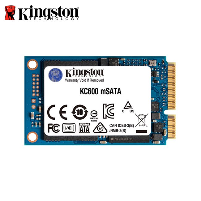金士頓 Kingston KC600 mSATA SSD 1TB 固態硬碟 3D TLC NAND (KT-SKC600MS-1TB)