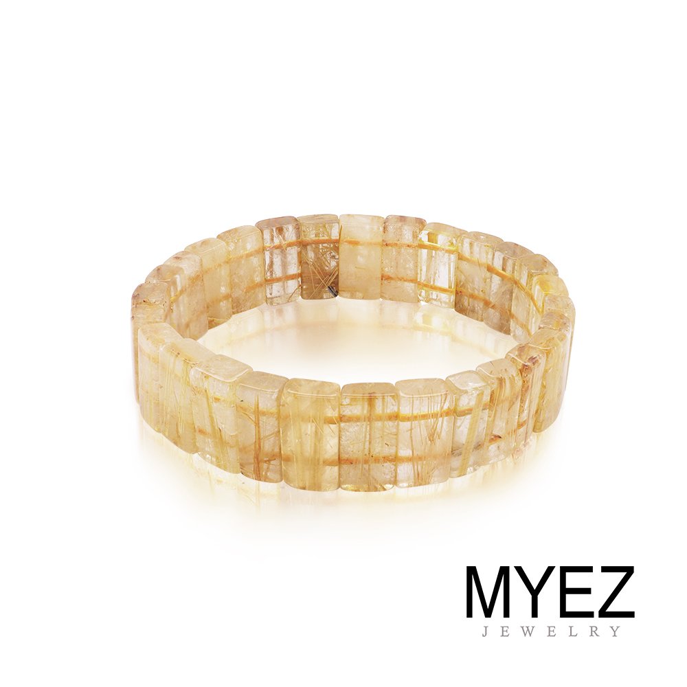MYEZ 天然鈦晶手排手串(15mm)