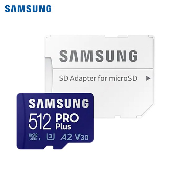 三星 SAMSUNG PRO Plus 512GB microSD U3 V30 A2 記憶卡 速度160MB/s (EVO-PRO-KA-512G) 公司貨