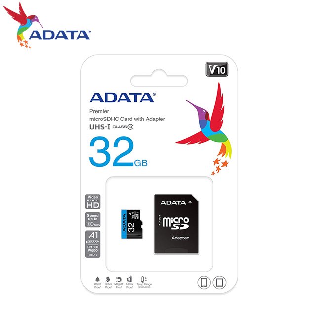 威剛 ADATA Premier 32G microSD A1 UHS-I C10 U1 V10 記憶卡 保固公司貨 (ADC10-32G)