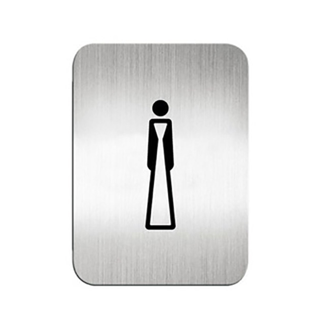 鋁質方形貼牌/標示牌/指標/指示牌-女生洗手間