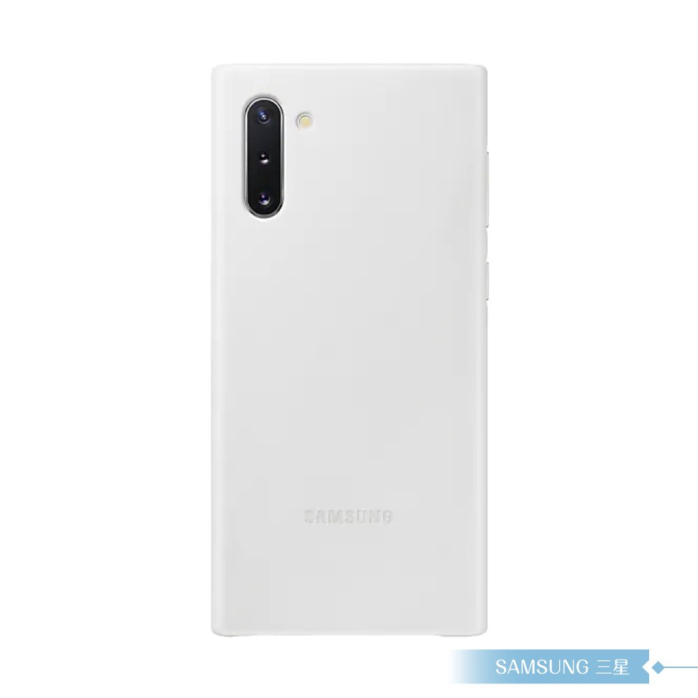 Samsung三星 原廠Galaxy Note10 N970專用 皮革背蓋(小牛皮)【公司貨】_白色