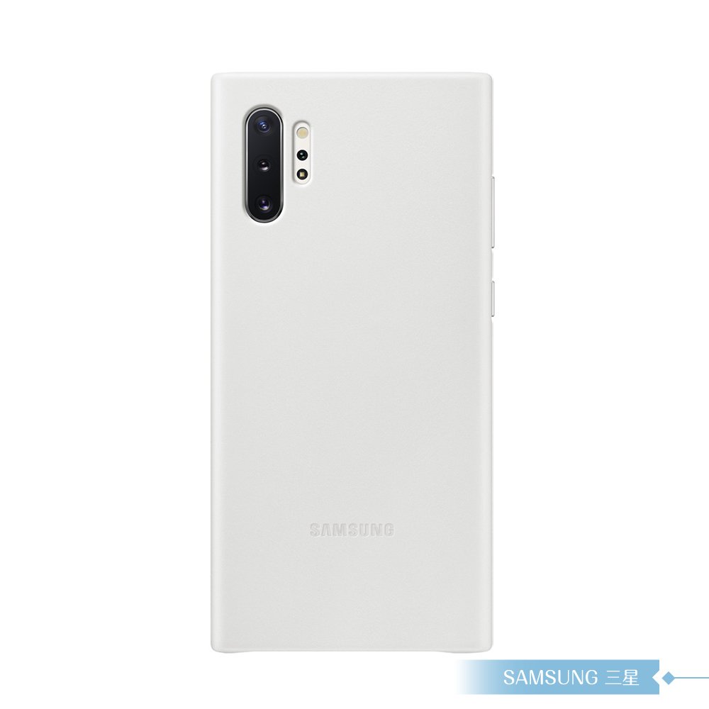 Samsung三星 原廠Galaxy Note10+ N975專用 皮革背蓋(小牛皮)【公司貨】_白色