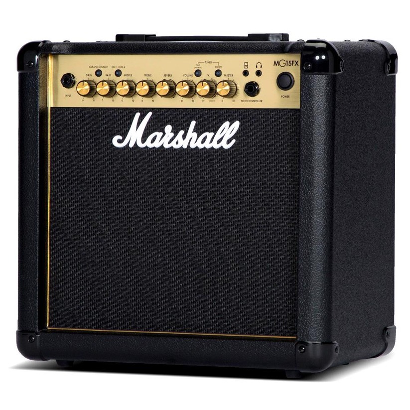 【欣和樂器】Marshall MG15GFX 電吉他音箱 Gold經典款