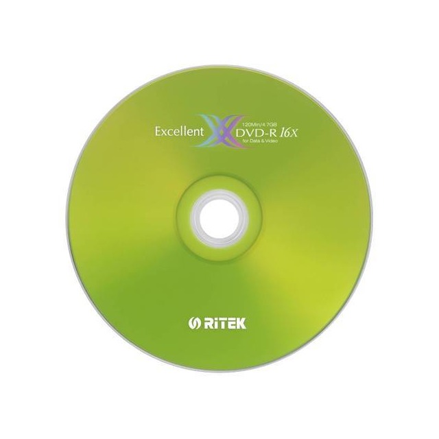 【RiTEK錸德】 16X DVD-R 裸裝 4.7GB X版 50片/組