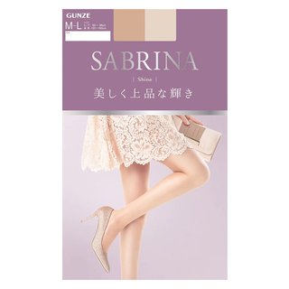 絲襪 日本製 郡是 GUNZE【SABRINA】優雅閃亮 美腿薄絲褲襪(2色)