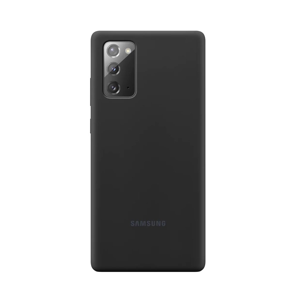 SAMSUNG Galaxy Note20 原廠薄型背蓋-黑色(矽膠材質) 公司貨