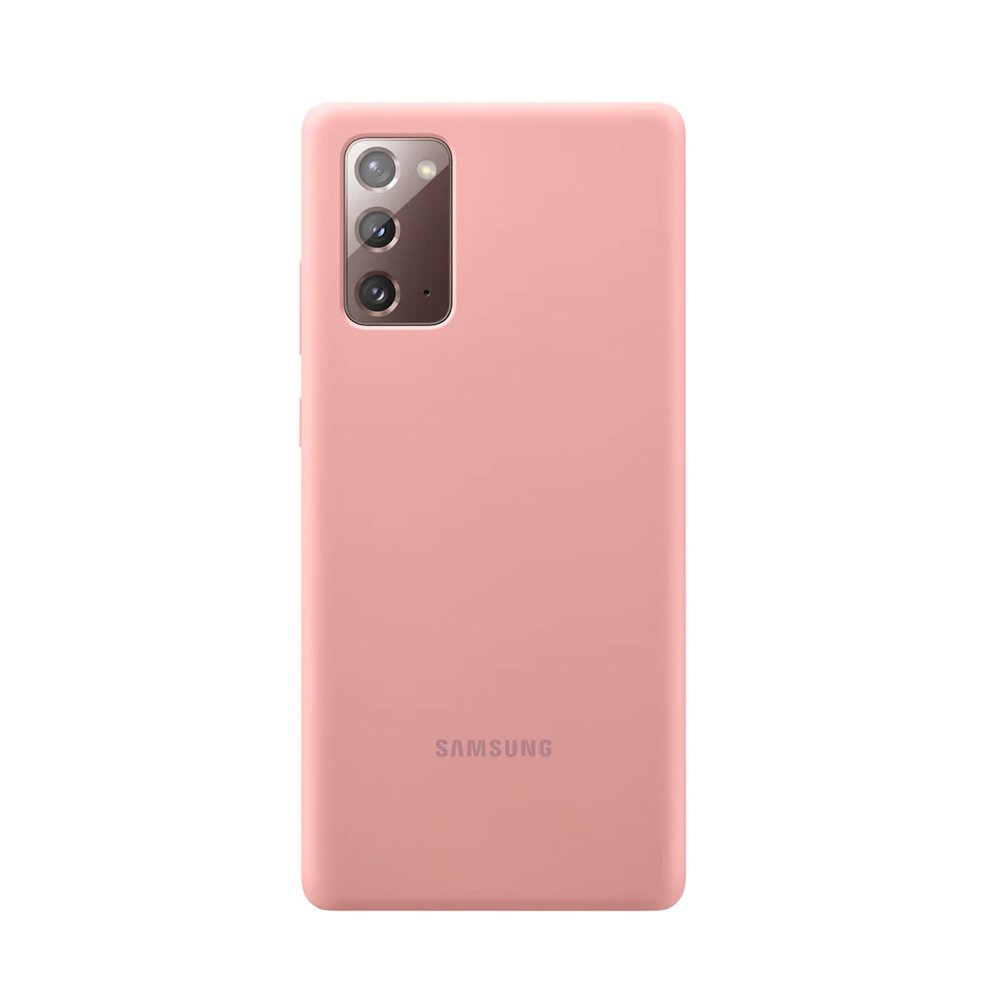 SAMSUNG Galaxy Note20 原廠薄型背蓋-桐棕色(矽膠材質) 公司貨