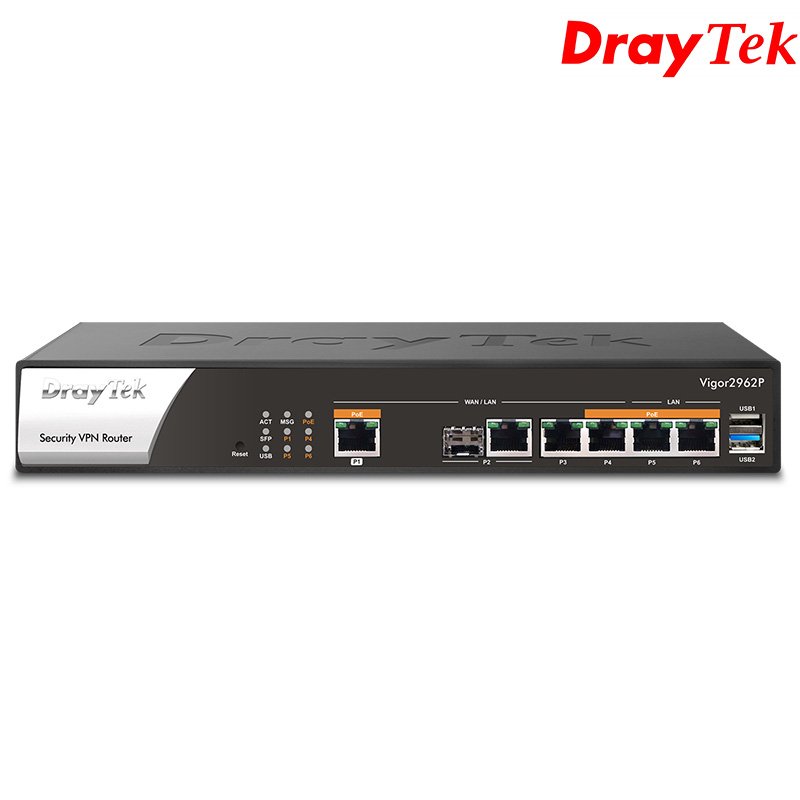 DrayTek 居易 Vigor2962P 高效能POE 雙WAN VPN路由器
