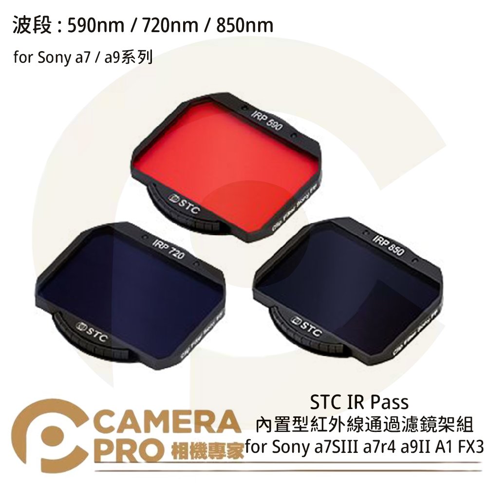 ◎相機專家◎ STC 590nm 720nm 850nm 內置型紅外線通過濾鏡架組 for Sony a7r4 公司貨