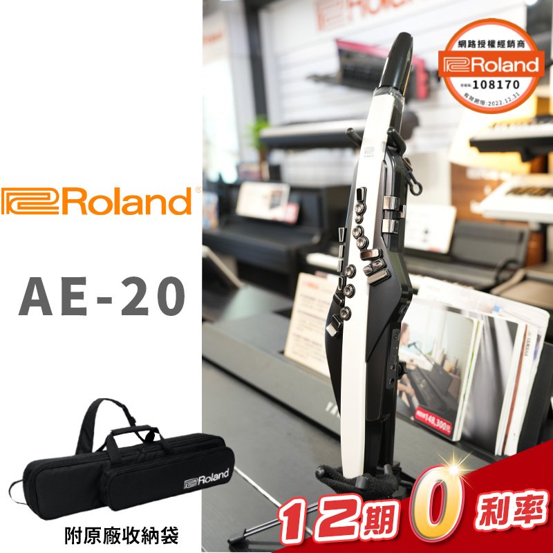 金聲樂器】Roland Aerophone AE-20 AE20 數位電吹管電子吹管附原廠包