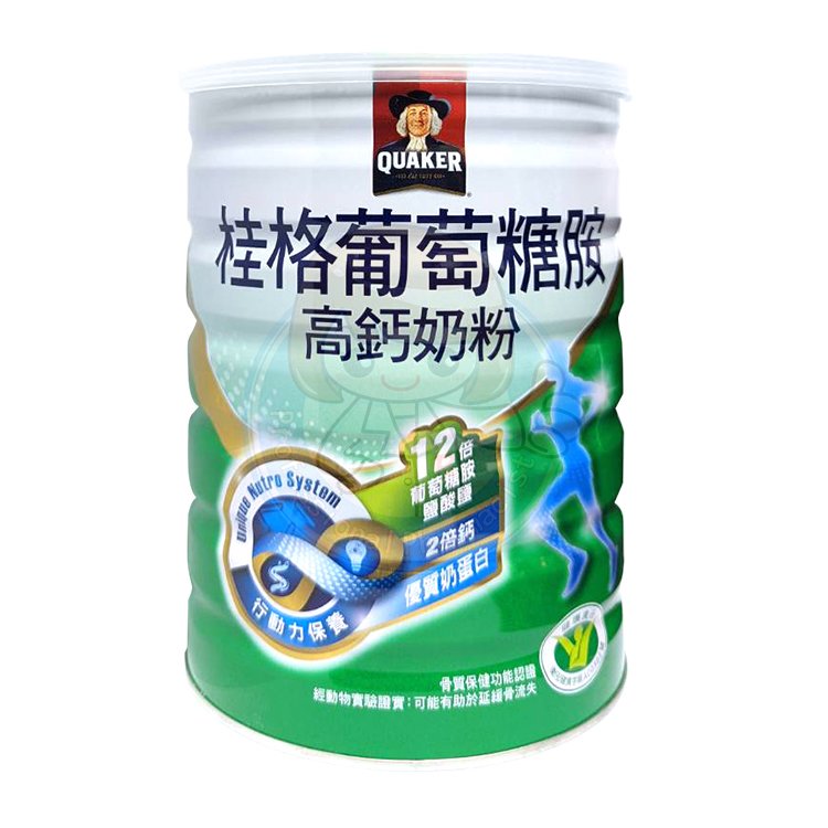 【健康食品認證】桂格葡萄糖胺高鈣奶粉 (750g/罐)