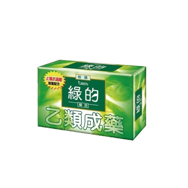 GREEN 綠的 藥皂-乙類成藥|藥局合法販售 (80g/入)