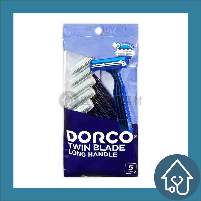 【多可樂客】多可樂客DORCO 雙層潤滑廣角輕便刀 5入 刮鬍刀 剃毛刀