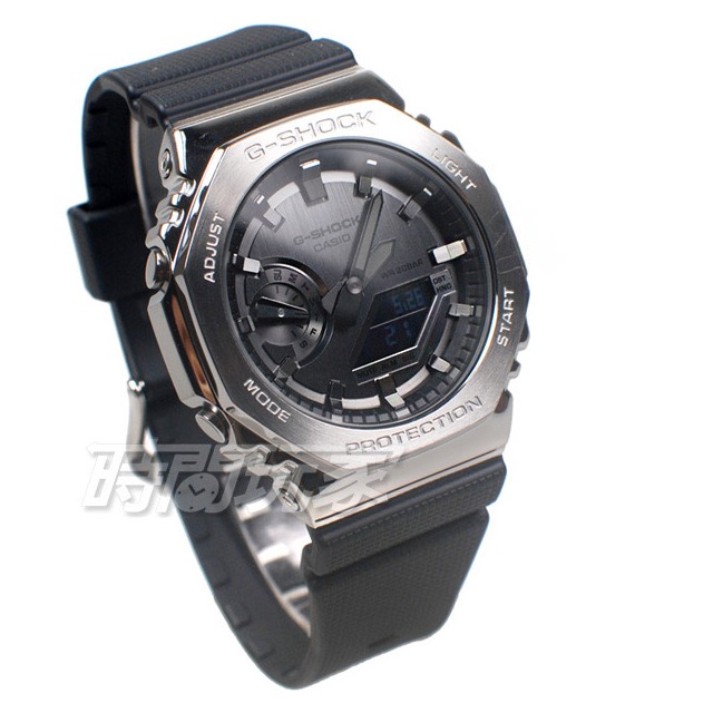 G-SHOCK GM-2100-1A CASIO卡西歐 八角形 原創經典設計 電子錶 男錶 黑色 GM-2100-1ADR
