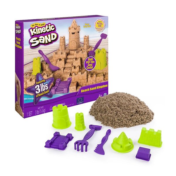 【瑞典 kinetic sand 動力沙】海灘沙堡遊玩組
