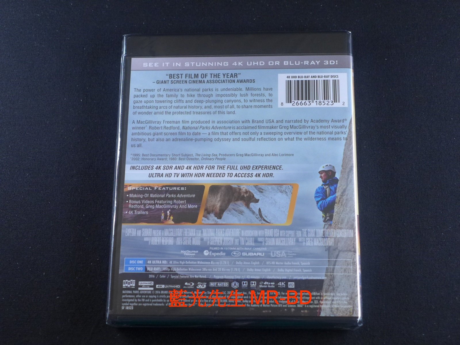 藍光先生UHD] 美國國家公園探險記UHD+3D+2D 雙碟限定版National Parks