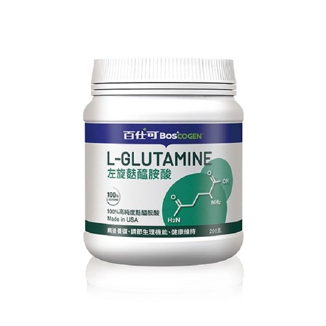 百仕可 BOSCOGEN 左旋麩醯胺酸L-Glutamine (200g/罐)