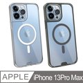 hoda iPhone 13 Pro Max 6.7吋 MagSafe 晶石鋼化玻璃軍規防摔保護殼