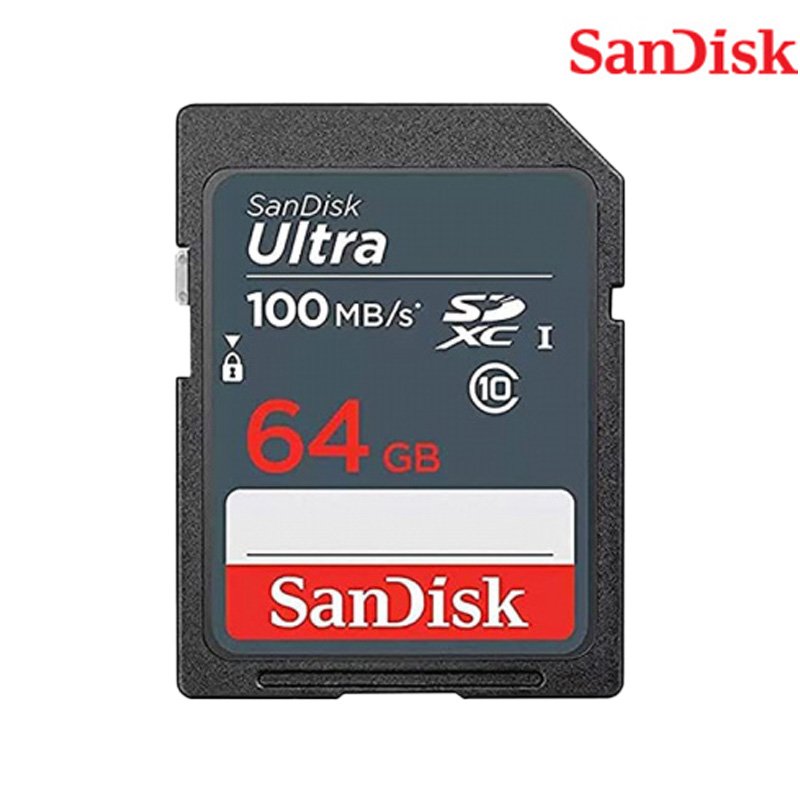 SanDisk Ultra 64GB UHS-I Class10 100MB 相機記憶卡 SDSDUNR-064G-GN3IN