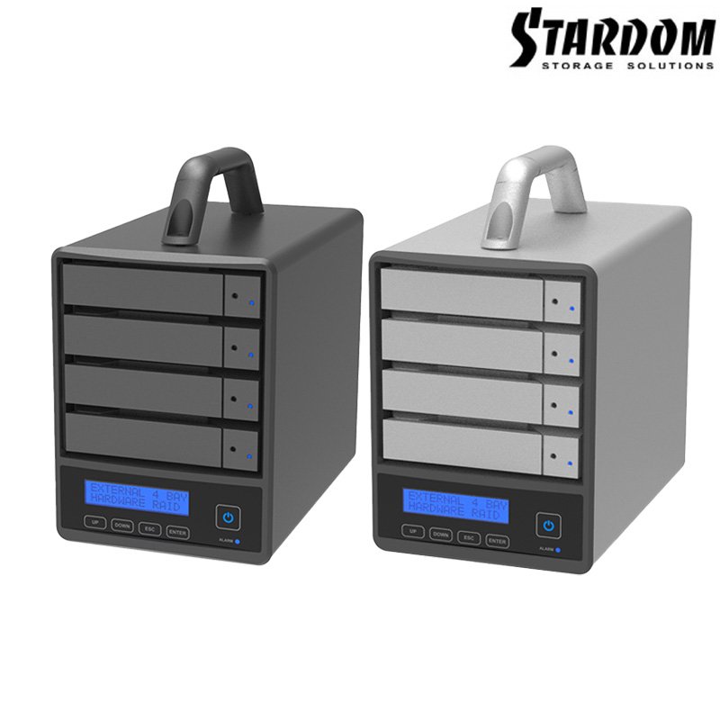 Stardom SR4-BA31+ USB3.2 eSATA 4bay 3.5吋 2.5吋 磁碟陣列外接盒