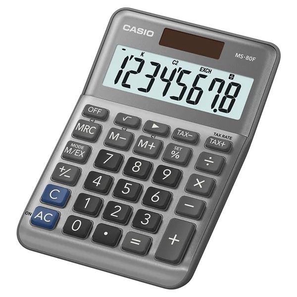 casio 卡西歐 8 位數 匯率計算 實用型計算機 迷你桌上型 台 ms 80 f