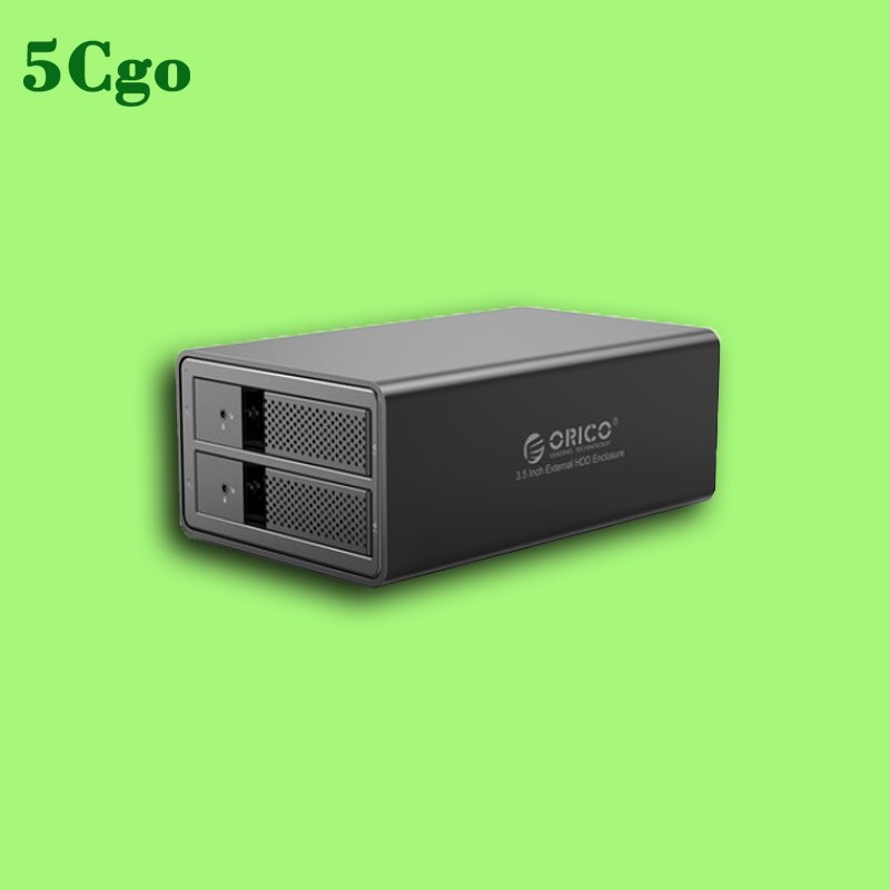 5Cgo【代購七天交貨】Orico 兩5盤位移動硬盤盒SATA雙盤磁盤陣列raid硬盤櫃USB3.0/Type-C外接存儲