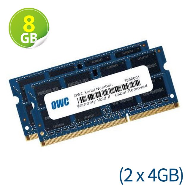 8GB (4GB x2)OWC Memory1600MHz DDR3L SO-DIMM PC12800Mac 電腦升級解決方案