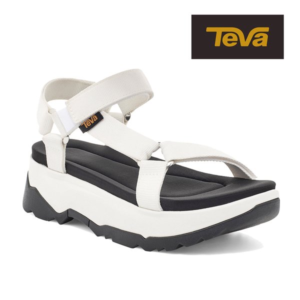 (登山屋)TEVA女 Jadito Universal 環保織帶軟墊厚底涼鞋/雨鞋/水鞋(白色-TV1117070WHT)