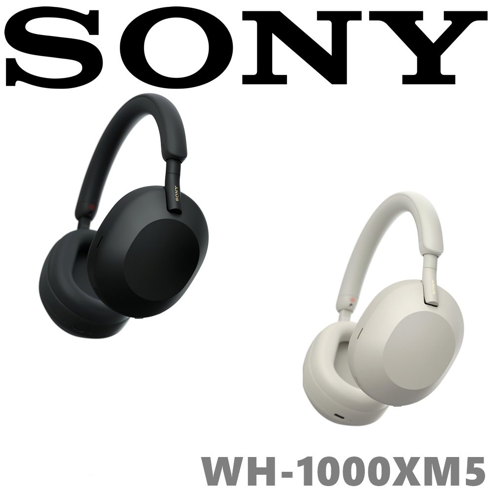 東京快遞耳機館 實體店面最安心SONY WH-1000XM5 HD降噪30MM特殊單體好音質 藍芽耳罩式耳機 2色