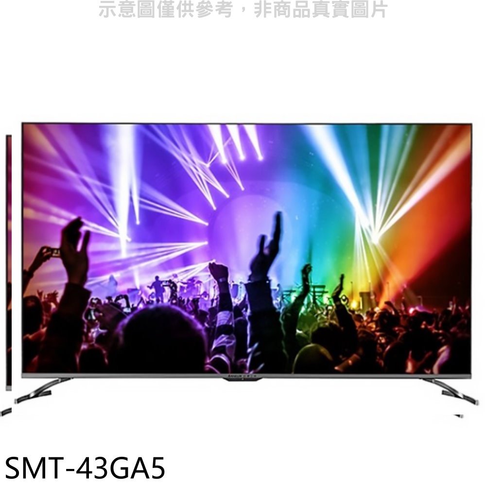 《可議價》SANLUX台灣三洋【SMT-43GA5】43吋4K安卓10聯網電視
