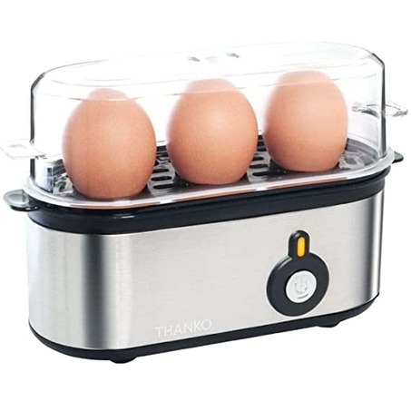 日本公司貨 THANKO S-3ES21S 超高速 蒸蛋器 蒸蛋機 煮蛋機 水煮蛋 溫泉蛋 沙拉蛋 半熟蛋 方便收納 日本必買代購