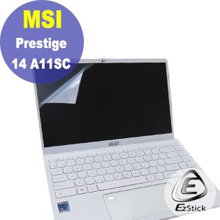【Ezstick】MSI Prestige 14 A11SC 靜電式筆電LCD液晶螢幕貼 (可選鏡面或霧面)