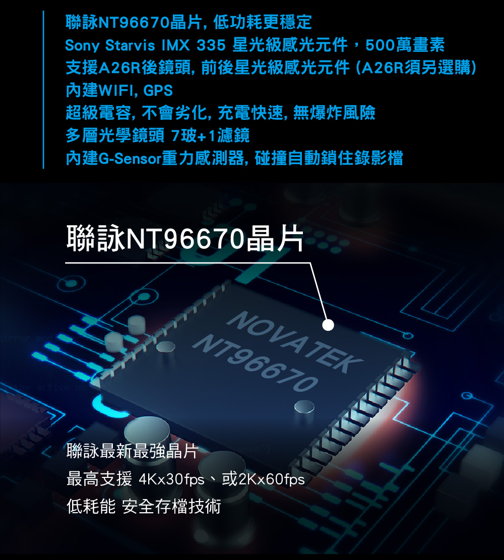 NEXTBASE A262Wi64GOХdjT樮O 2K Sony Starvis WIFIǿ GPS TS