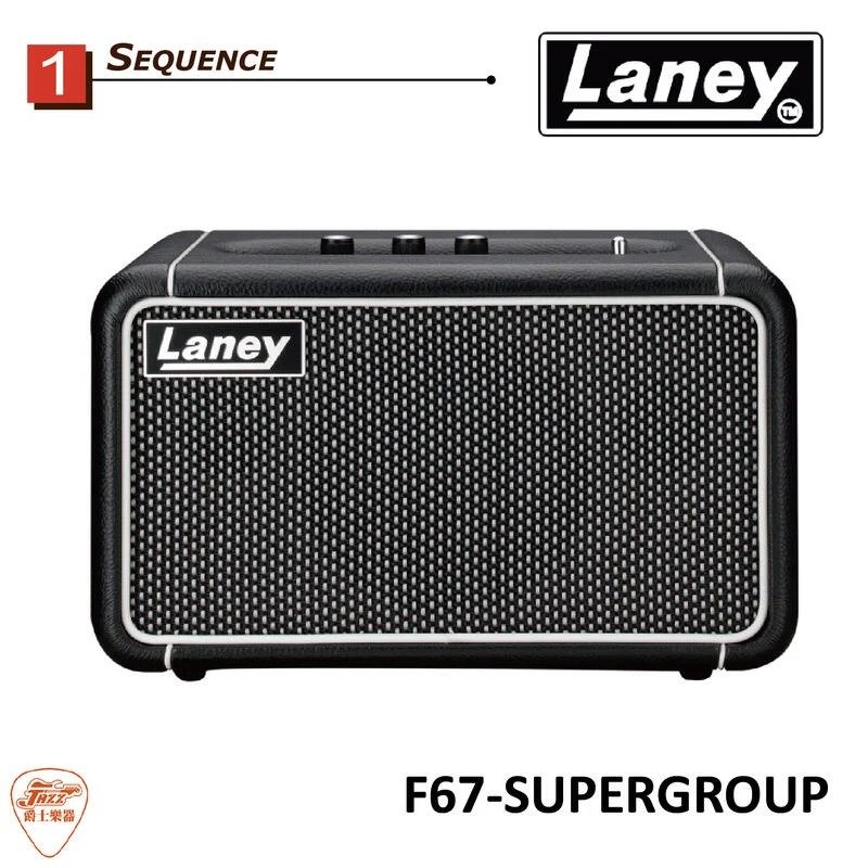 【爵士樂器】公司貨 Laney F67-SUPERGROUP 藍芽喇叭 藍牙音箱 攜帶式 充電電池