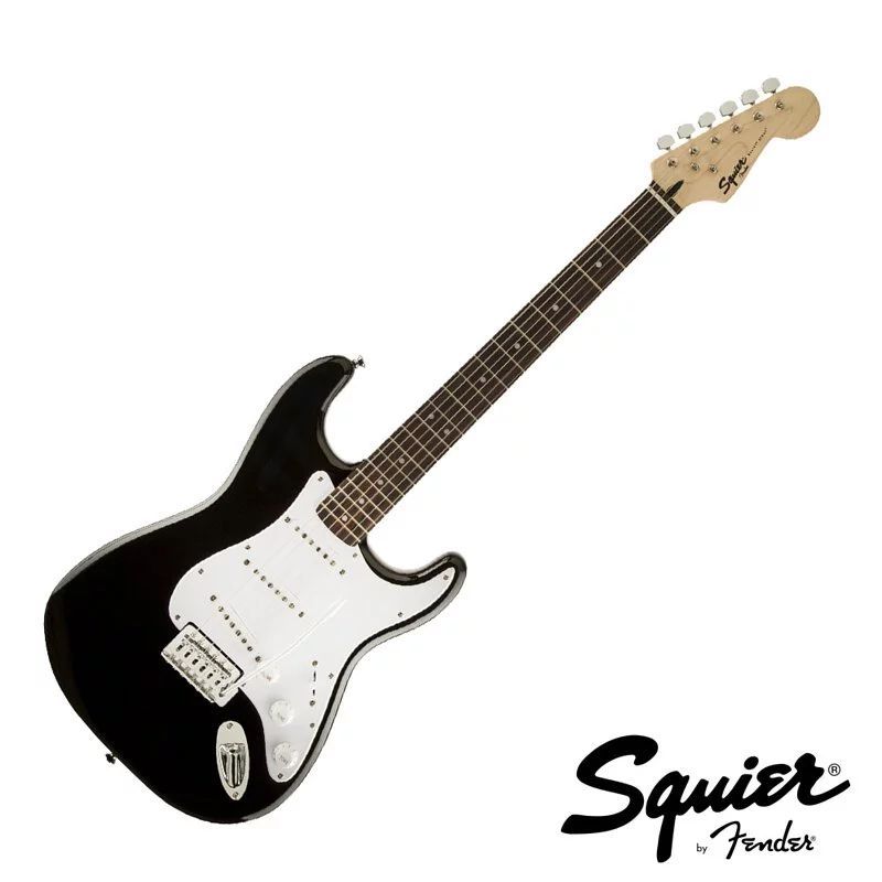 亞洲樂器 Fender Squier SQ BULLET Stratocaster HT LR BLK 電吉他、另附贈琴袋、背帶、導線、彈片 0371001506