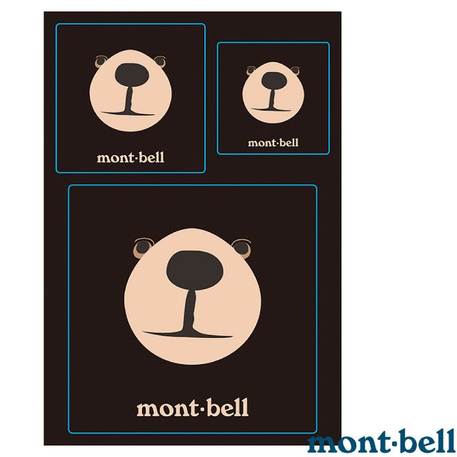 【MONT-BELL 日本】STICKER MONTA BEAR 蒙塔熊貼紙/1124929