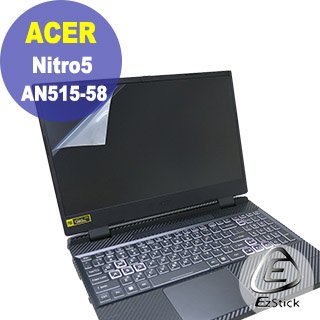 【Ezstick】ACER Nitro 5 AN515-58 靜電式筆電LCD液晶螢幕貼 (可選鏡面或霧面)