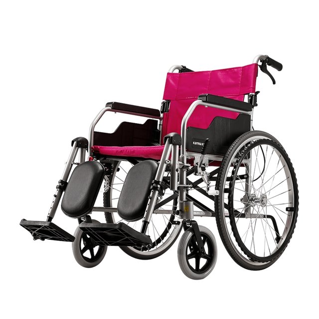 KARMA康揚鋁合金手動輪椅(大輪)骨科輪椅KM-1510(超值好禮二選一)