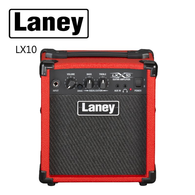 LANEY LX10電吉他音箱-10W /含破音/原廠公司貨/紅色限量款