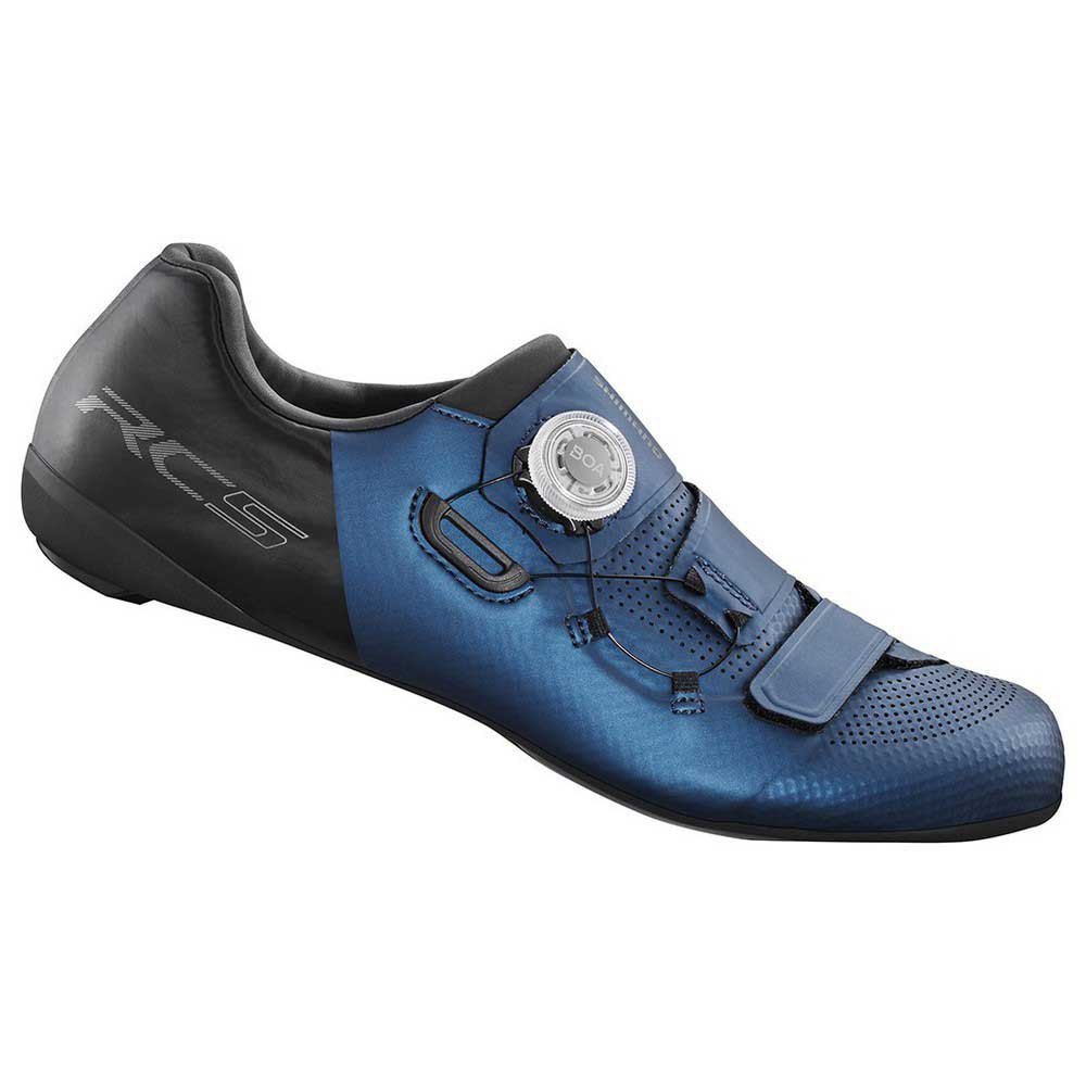 〝ZERO BIKE 〞最新 Shimano RC502/RC5 寬版 男 公路車鞋 藍 卡鞋/車鞋 RC500 公路車/自行車