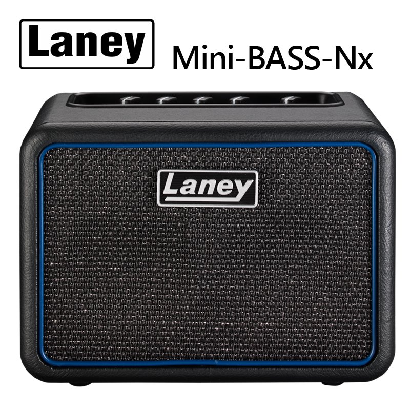 LANEY Mini-BASS-NX系列迷你電貝斯音箱-2x3吋單體/6瓦可裝電池/中高頻EQ控制功能/原廠公司貨