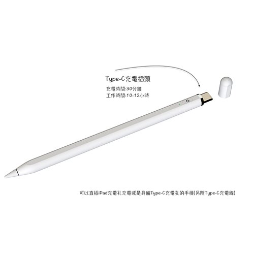 iPad相容性2代Pencil,iPad Pro iPad Air5 iPad9 iPad mini6觸控筆,筆尖感壓