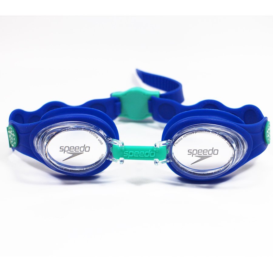 SPEEDO 幼童運動泳鏡-小 鱷魚-游泳 戲水 海邊 蛙鏡 SD808382D660 藍綠