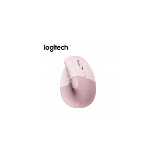 【Logitech 羅技】LIFT 人體工學垂直滑鼠-玫瑰粉
