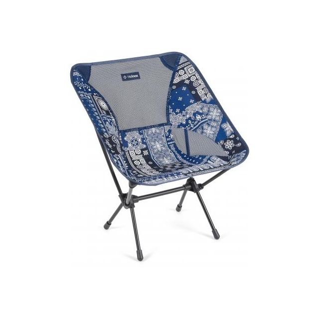 韓國 Helinox Chair One 輕量戶外椅 拚接圖騰-藍 HX-10305