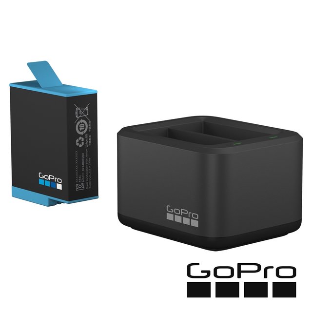 【GoPro】HERO 9 / HERO 10 雙電池充電器+電池 ADDBD-001 (正成公司貨)