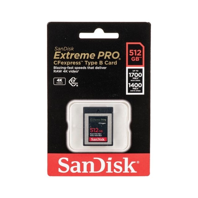 【SanDisk】Extreme Pro CFexpress 512GB 高速記憶卡 Type B (公司貨)